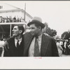 Two men at National Rice Festival, Crowley, Louisiana