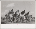 Parade of the colors, state fair, Donaldsonville, Louisiana