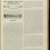 The Reform advocate