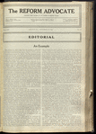 The Reform advocate