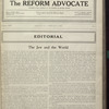 The Reform advocate