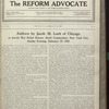 The Reform advocate