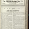 The Reform advocate