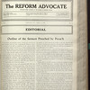 The Reform advocate