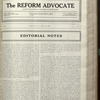 The Reform advocate