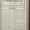 The Reform advocate