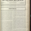 The Reform advocate