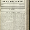 The Reform advocate