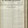The Reform advocate