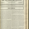 The Reform advocate