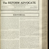 The Reform advocate