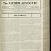 The Reform advocate