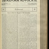 The Reform advocate