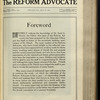 The Reform advocate