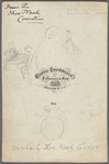 Full-length portrait of Charles Dickens, standing at desk, clasping book in both hands