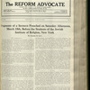 The Reform advocate