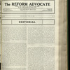 The Reform advocate