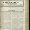 The Reform advocate