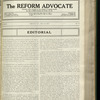 The Reform advocate