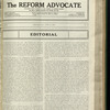 The Reform advocate