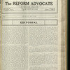 The Reform advocate