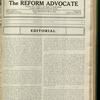 The Reform advocate