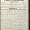 The Reform advocate