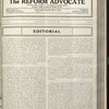 The Reform advocate