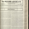 The Reform advocate