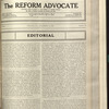 The Reform advocate