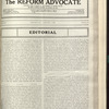 The Reform advocate