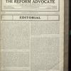 The Reform advocate