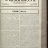 The Reform advocate