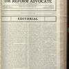 The Reform advocate