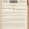 Motion picture record