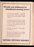 Motion picture record