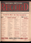 Motion picture record