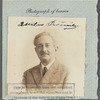 Passport photograph of Attilio Piccirilli