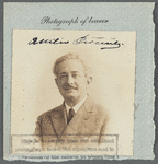 Passport photograph of Attilio Piccirilli