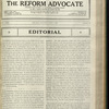 The Reform advocate