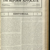 The Reform advocate