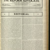 The Reform advocate