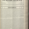 The Reform advocate