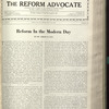 The Reform advocate