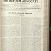 The Reform advocate