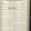 The Reform advocate