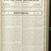 The Reform advocate