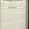 The Reform advocate