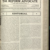 The Reform advocate