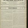 The Reform advocate